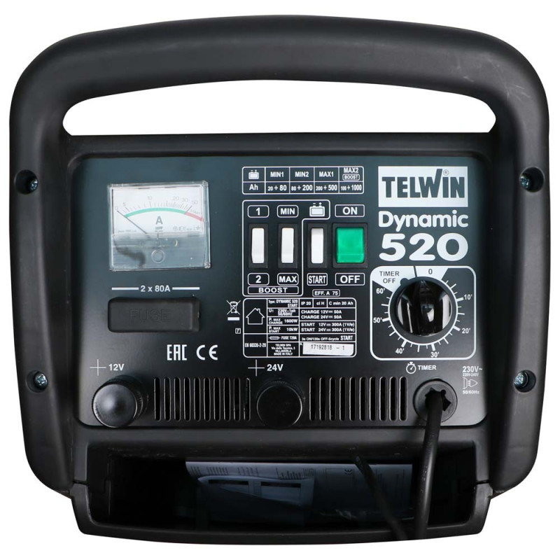 DYNAMIC 520 BATTERY CHARGER & STARTER 12/24V