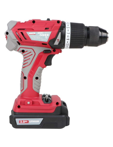 MT-CD21V/T CORDLESS IMPACT DRILL 1 BATTERY 13 MM 21V