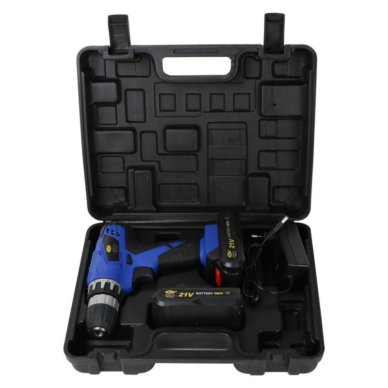 RENYUWANG دريل باتري 21فولت 2 بطارية 6021 CHN