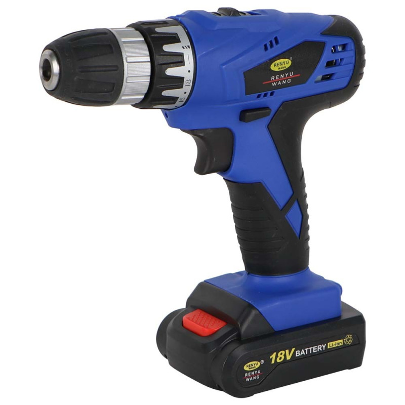 6018 RENYUWANG CORDLESS DRILL 2 BATTERIES 18V - CHN