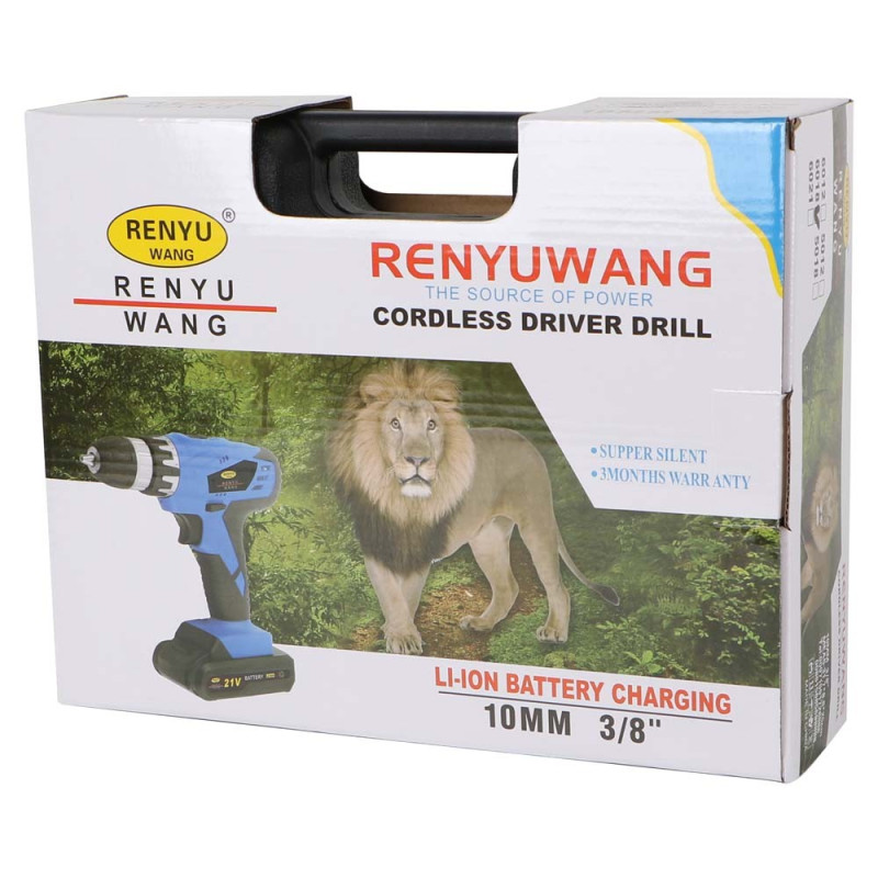 6018 RENYUWANG CORDLESS DRILL 2 BATTERIES 18V - CHN