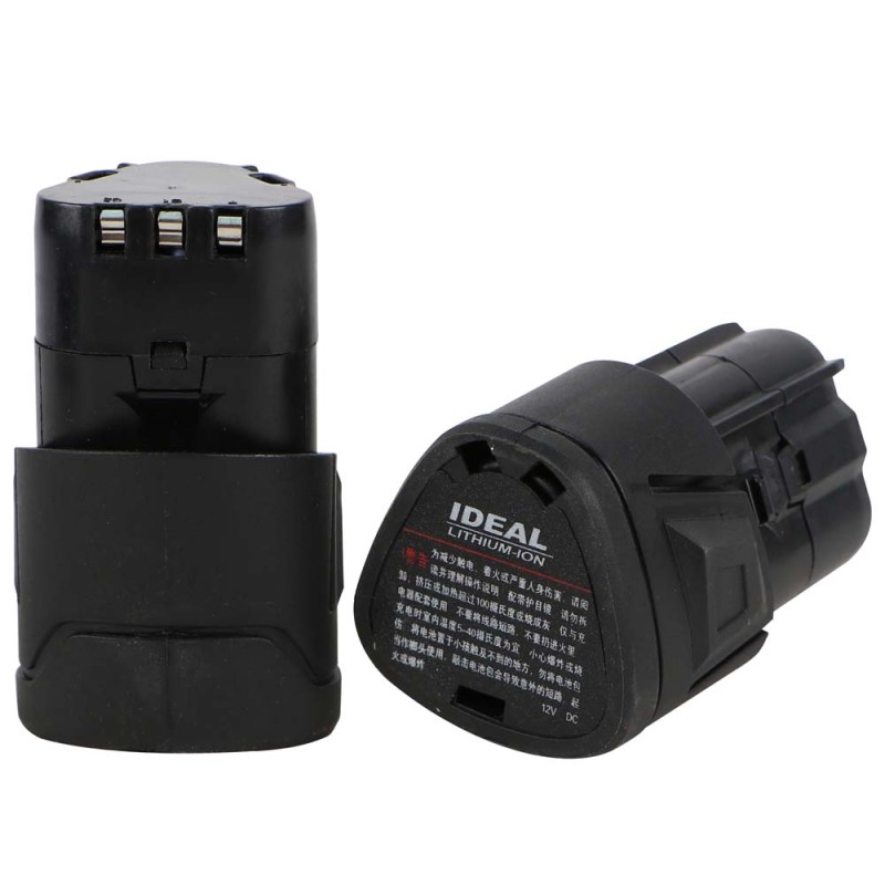 12A02 CORDLESS SCREWDRIVER 2 BATTERIES 10 MM 12V