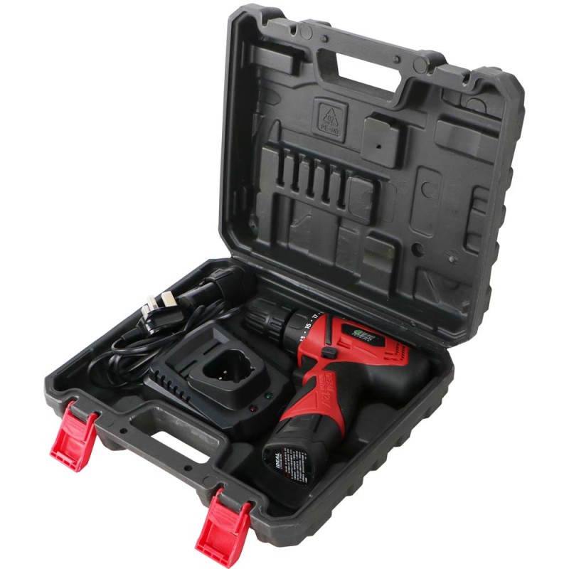 12A02 CORDLESS SCREWDRIVER 2 BATTERIES 10 MM 12V