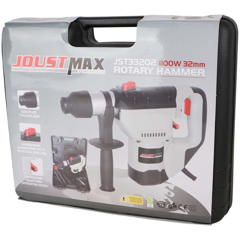 JST33202 ROTARY HAMMER 32 MM 3 FUNCTIONS 1100W