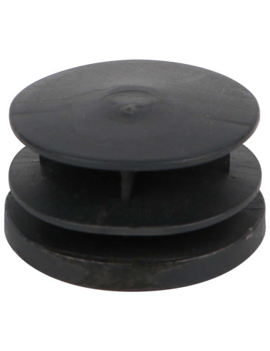 ROUND PLASTIC INSERT TUBE BLACK 51 MM