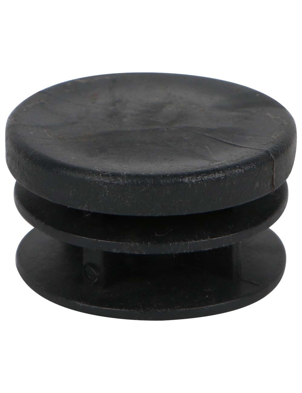 ROUND PLASTIC INSERT TUBE BLACK 42 MM