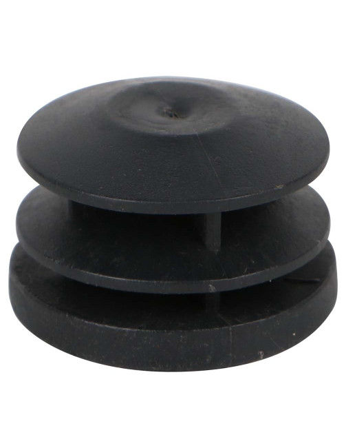 ROUND PLASTIC INSERT TUBE BLACK 42 MM