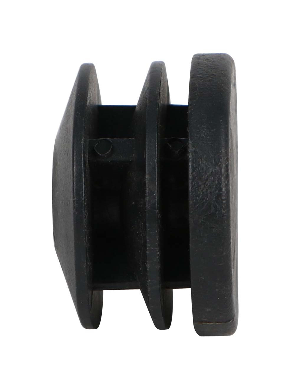 ROUND PLASTIC INSERT TUBE BLACK 42 MM