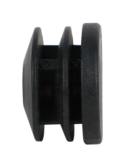 ROUND PLASTIC INSERT TUBE BLACK 42 MM