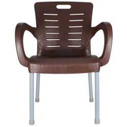 كرسي بلاستيك ارجل حديد