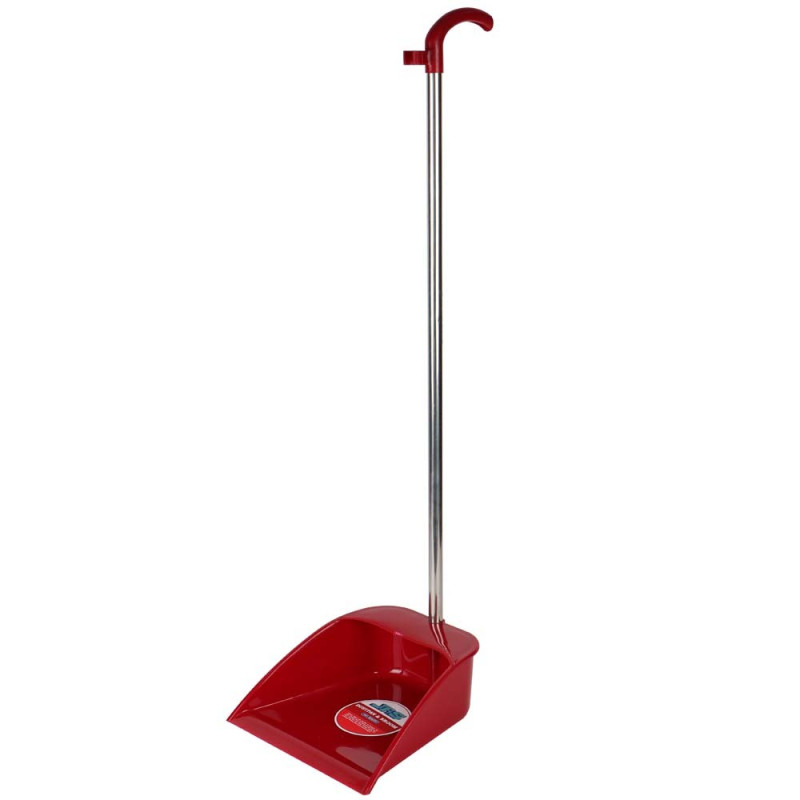 J11369 DUSTPAN & BROOM SET WITH STAINSTEEL HANDLE