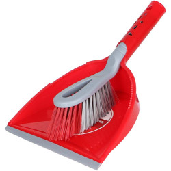 J11365 PLASTIC DUSTPAN & BRUSH SET 24.5 CM