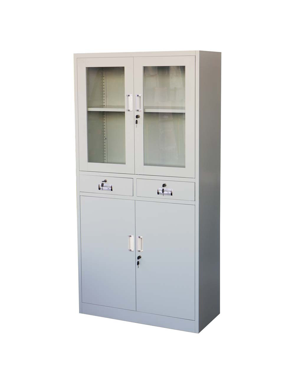 IGO-F09 كبت حديد 2 طابق 4 باب مع 2 درج 1800×900×400 ملي JAS