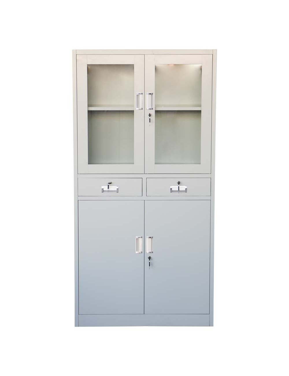 IGO-F09 كبت حديد 2 طابق 4 باب مع 2 درج 1800×900×400 ملي JAS