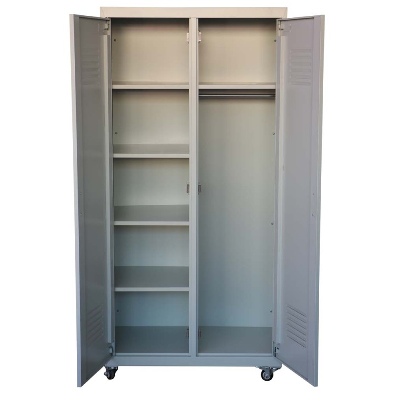 JAS IGO-L10 DOUBLE DOOR STEEL CLOTH LOCKER 1800 x 900 x 450 MM