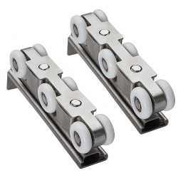 5102018 عجلات جرار باب خشب 6 عجل CHN