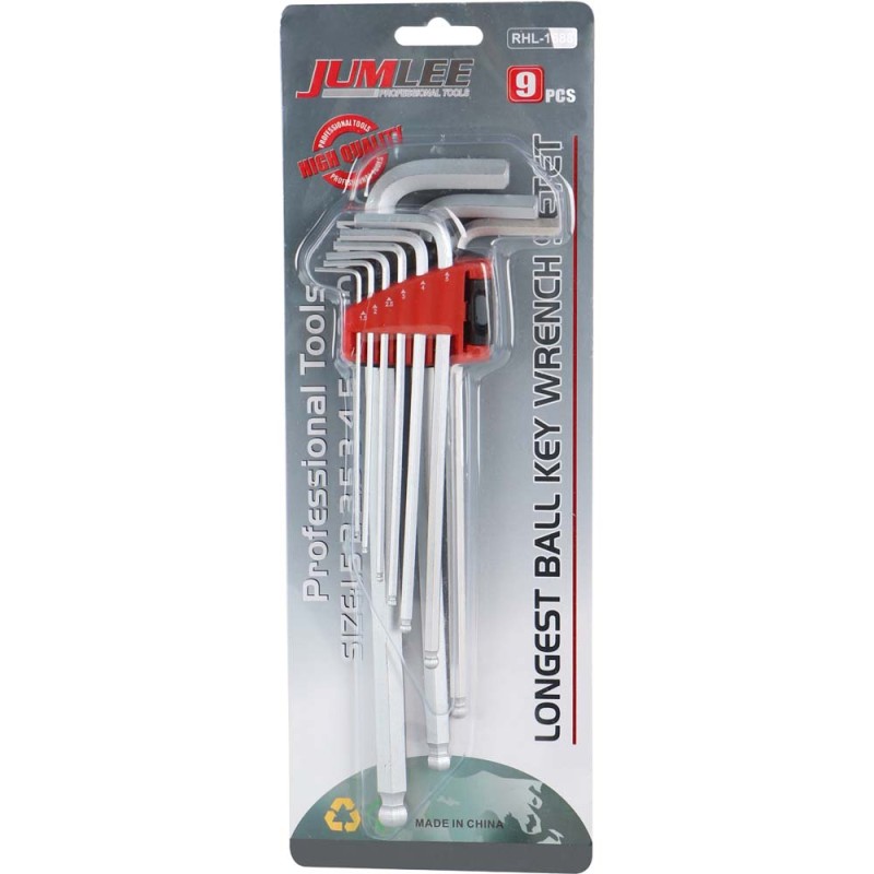 RH x -0119/1689 ROUND LONG ALLEN KEY BOLT 9 PCS/SET