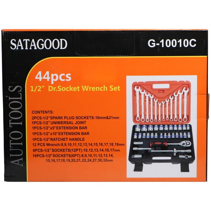 WRENCH SLEEVE KIT 44 PCS/SET