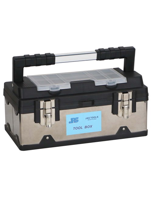 5517B CHROME TOOL BOX WITH ALUMINIUM HANDLE 17" - CHN