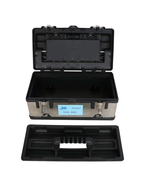 5517B CHROME TOOL BOX WITH ALUMINIUM HANDLE 17" - CHN