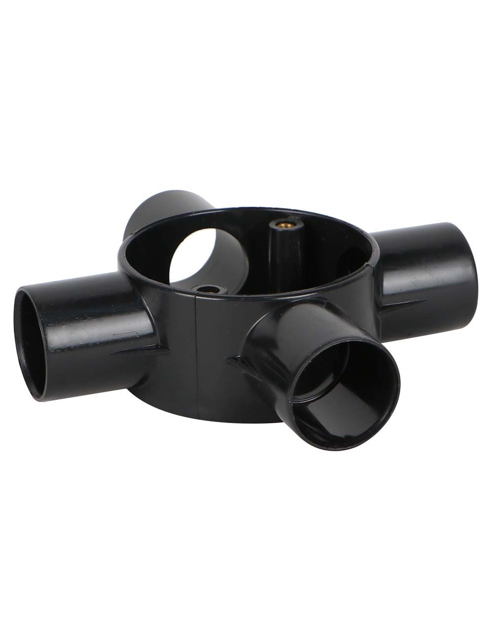 BLACK ROUND ELECTRIC BOX 1"x 4 YRD