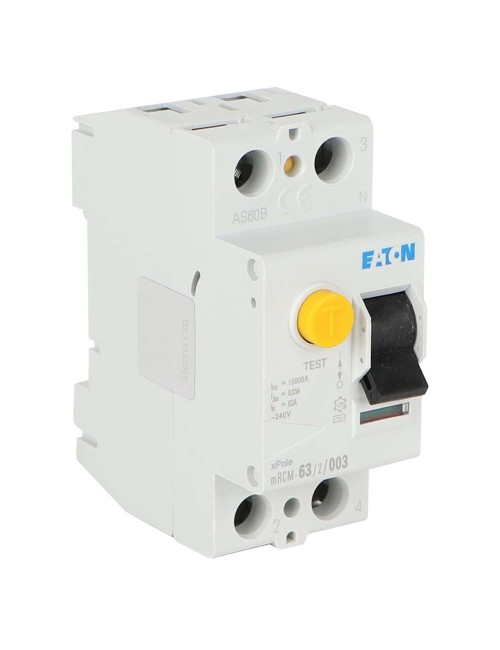 EARTH LEAKAGE CIRCUIT BREAKER RCCB 63A/2P/003 (300MA)