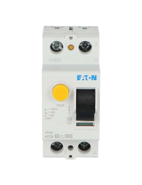 EARTH LEAKAGE CIRCUIT BREAKER RCCB 63A/2P/003 (300MA)