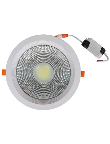 LED ROUND BULB WHITE 30W