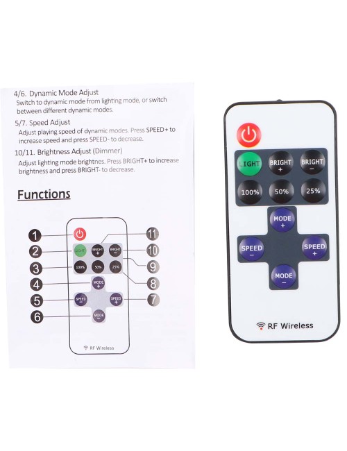 COB FR-05 COB LIGHT 5 PC KIT WITH REMOTE