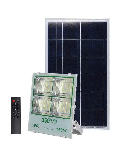 SOLAR LIGHT 600W WITH SOLAR PANEL 50W IP67