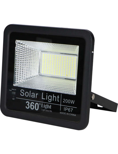 SOLAR LIGHT 200W WITH SOLAR PANEL 25W IP67