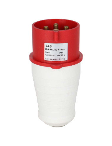 INDUSTRIAL PLUG 4 PIN × 32 AMP