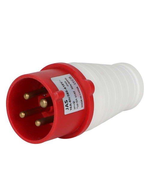 INDUSTRIAL PLUG 4 PIN × 16 AMP