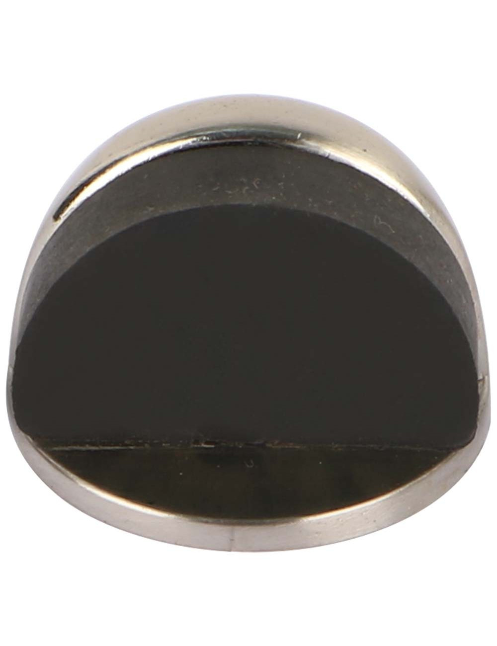 19000523 DOOR STOPPER HALF ROUND SILVER MATT 45 MM H.D
