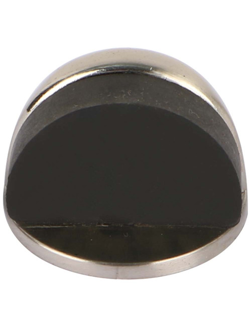 19000523 DOOR STOPPER HALF ROUND SILVER MATT 45 MM H.D