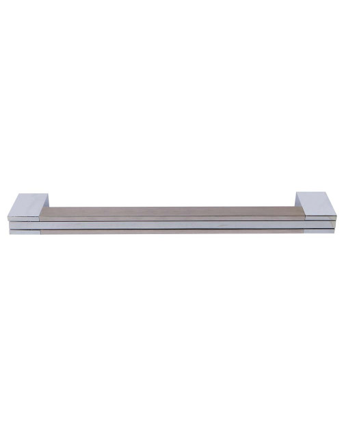CHROME CUPBOARD HANDLE WITH TWO SCREW H.D.