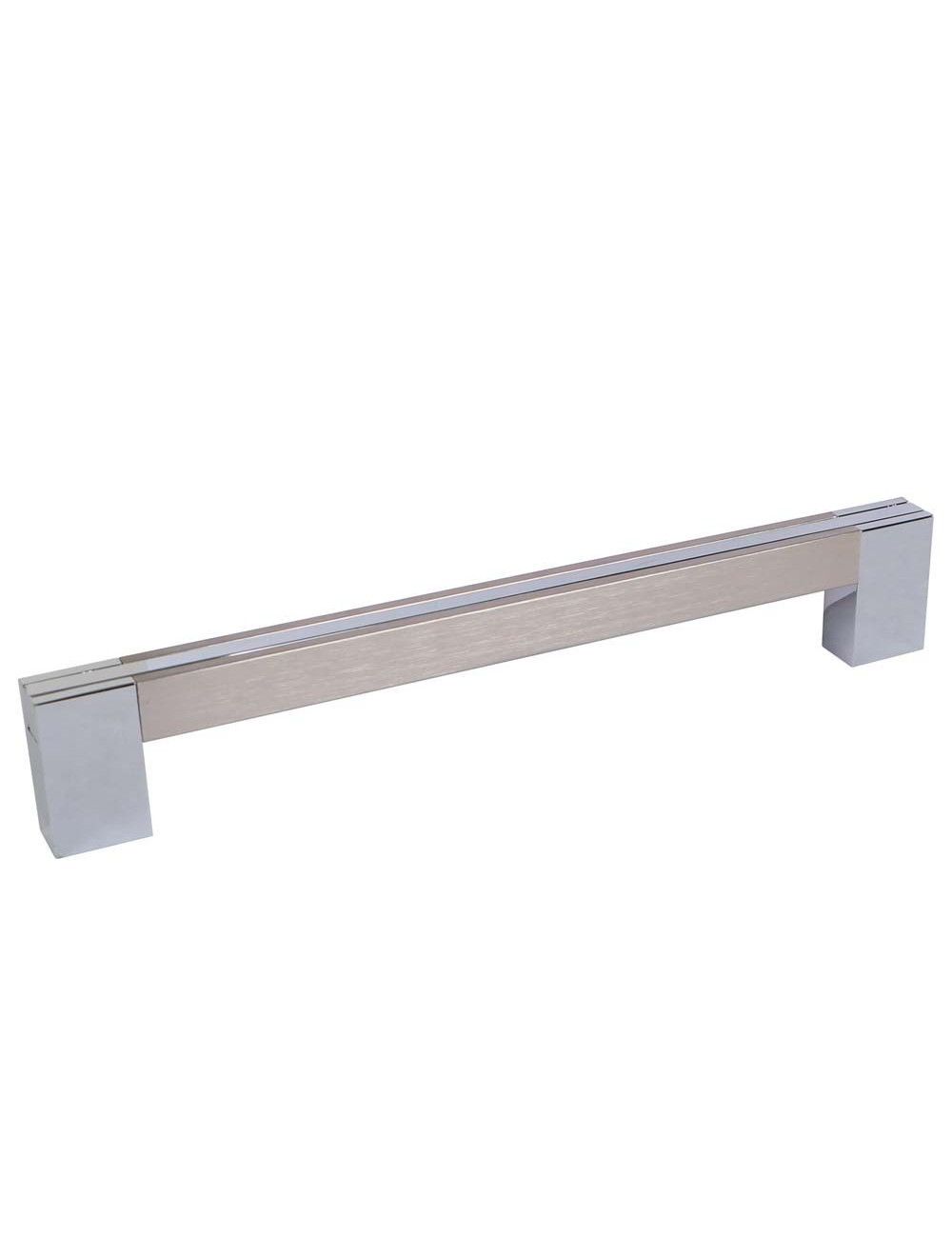 CHROME CUPBOARD HANDLE WITH TWO SCREW H.D.