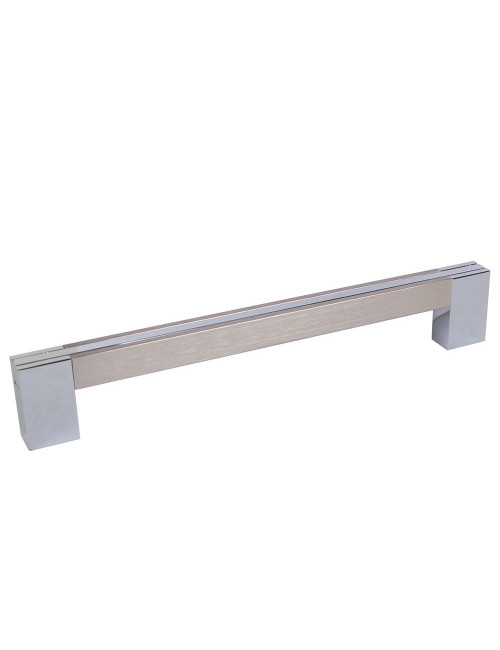 CHROME CUPBOARD HANDLE WITH TWO SCREW H.D.
