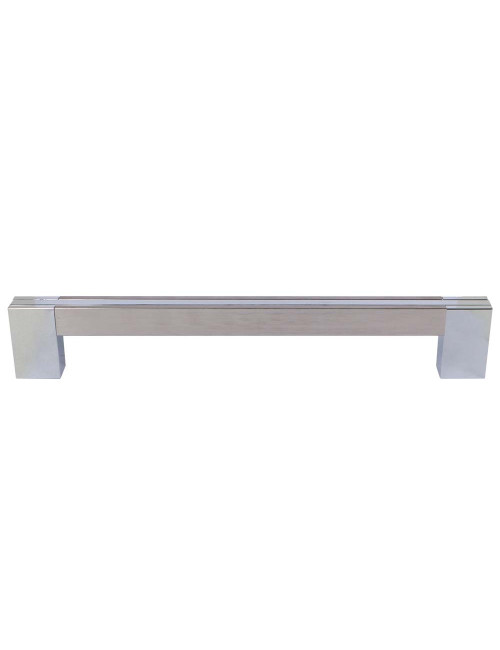 CHROME CUPBOARD HANDLE WITH TWO SCREW H.D.