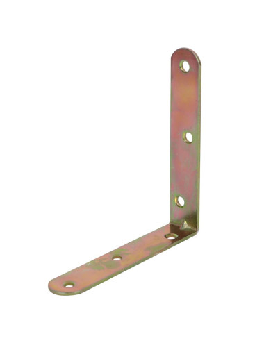 CORNER BRACKET YELLOW ROUND CORNER 100 x 100 x 19 x 2 MM