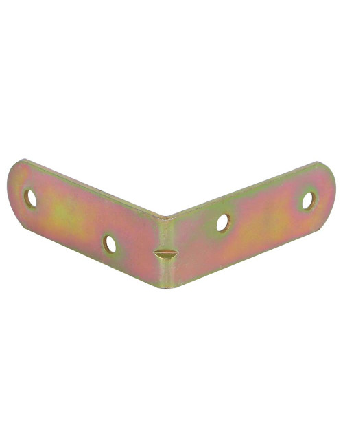 CORNER BRACKET YELLOW ROUND CORNER 60 x 60 x 19 x 2 MM