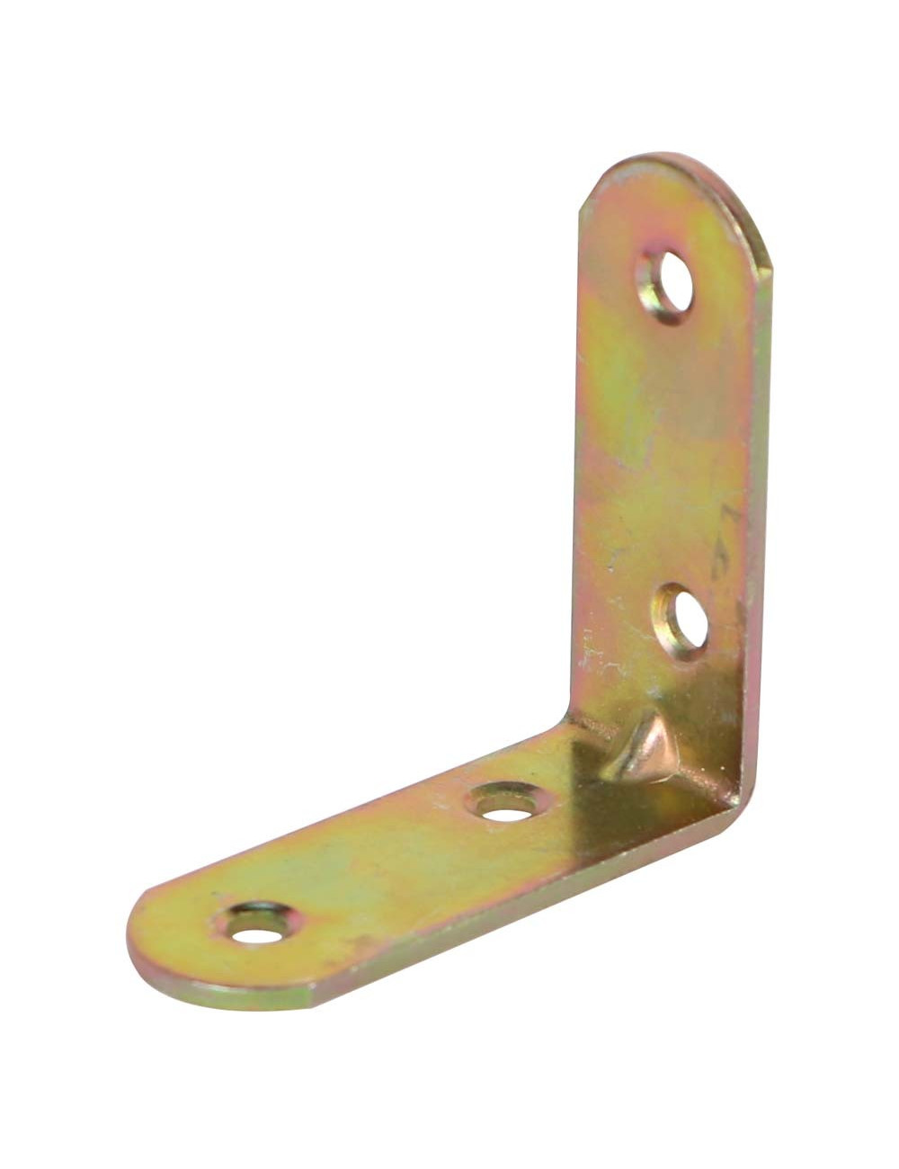 CORNER BRACKET YELLOW ROUND CORNER 50 x 50 x 19 x 2 MM