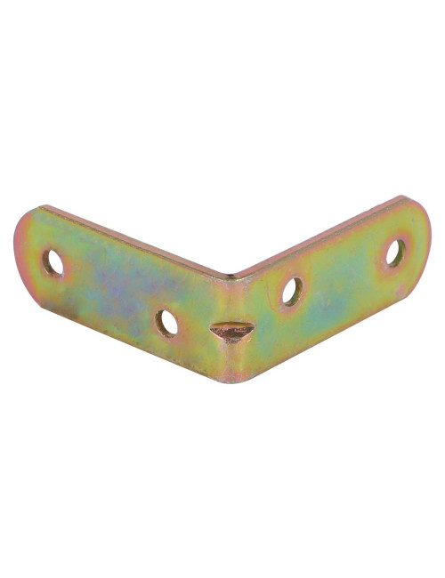 CORNER BRACKET YELLOW ROUND CORNER 50 x 50 x 19 x 2 MM