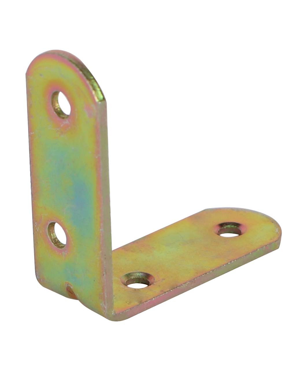 CORNER BRACKET YELLOW ROUND CORNER 50 x 50 x 19 x 2 MM