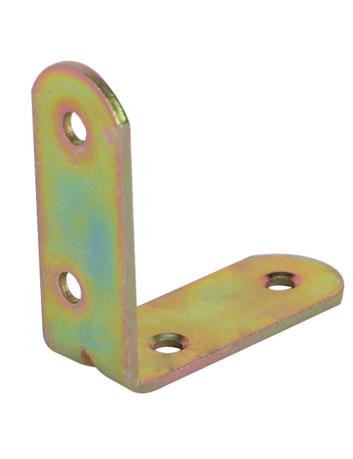 CORNER BRACKET YELLOW ROUND CORNER 50 x 50 x 19 x 2 MM