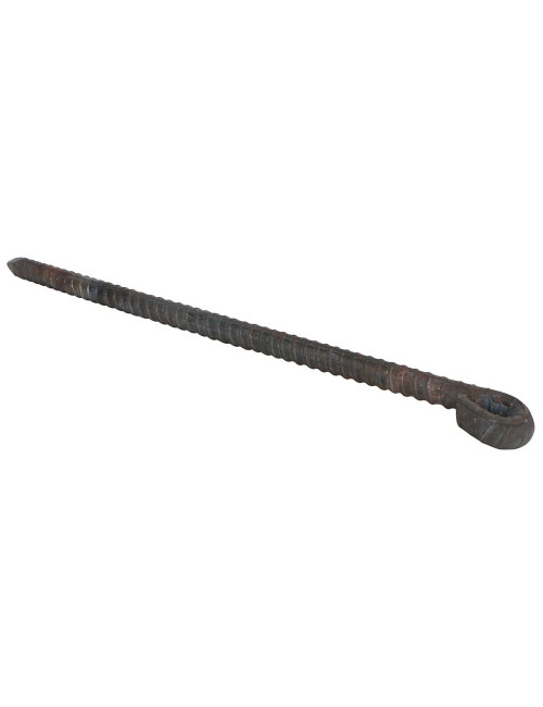 IRON ROD WITH CURVE 10 MM x 25 CM