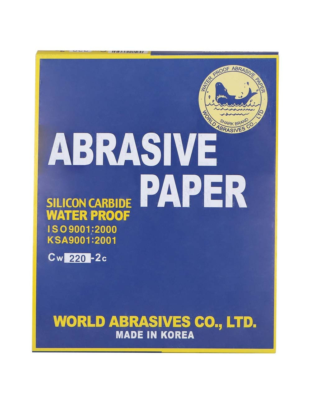ABRASIVE PAPER WATER PROOF 9" x 11" 220 GRIT