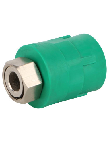 ادبتر "3/4×"1/2 مع وصلة نربيش اخضر لحيم