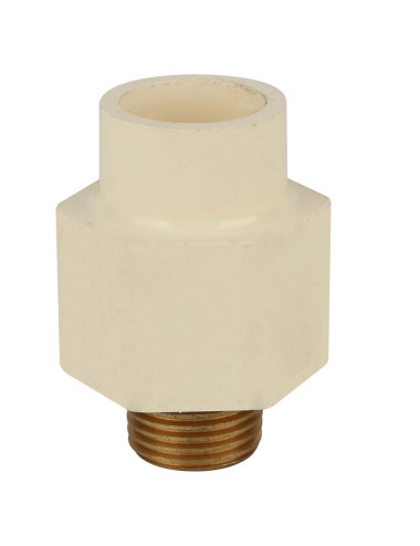 PVC ADAPTOR FEMALE BRASS THREAD 1/2"