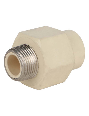 PVC MALE THREADED ADAPTOR BRASS 3/4"